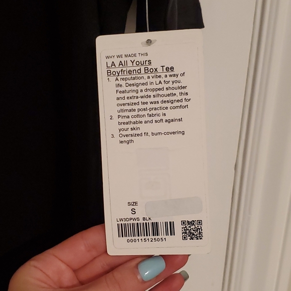 Lululemon LA All Yours Boyfriend Box Tee, size S - Picture 2 of 7